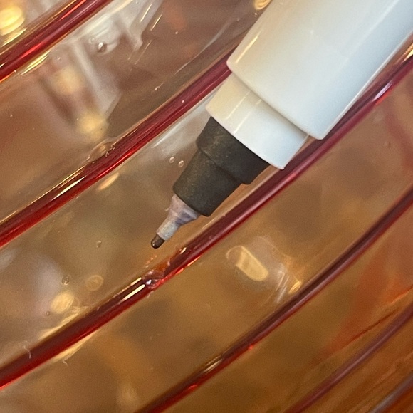 Ruby Red Spiral Glass Pitcher - Picture 8 of 9